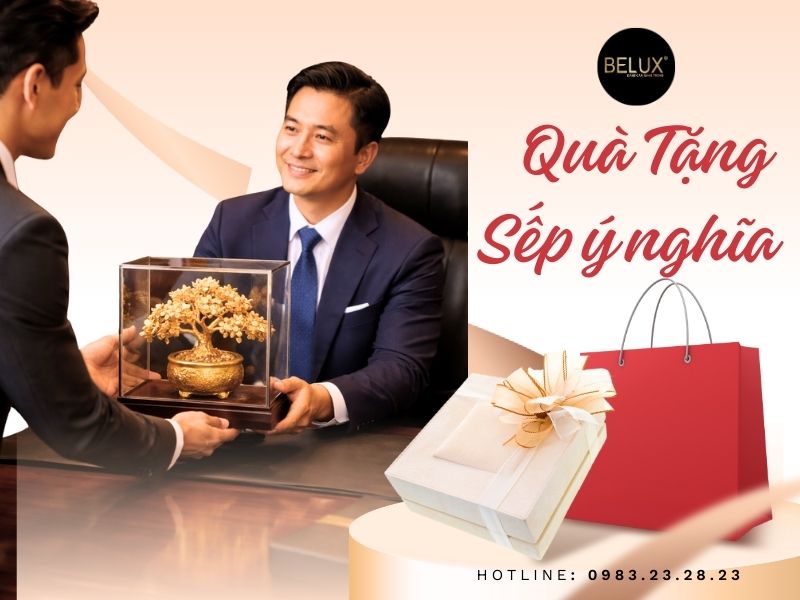 Quà tặng sếp – Nghệ thuật trao gửi sự kính trọng bằng giá trị văn hóa bền lâu